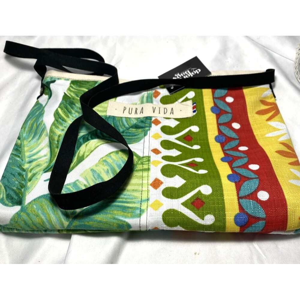 Dolores Bags Pura Vida Floral Tropics Clutch NEW 12x9x1.5"